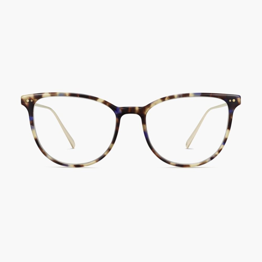 Warby Parker Maren Eyeglasses (Violet Magnolia with Polished Gold)